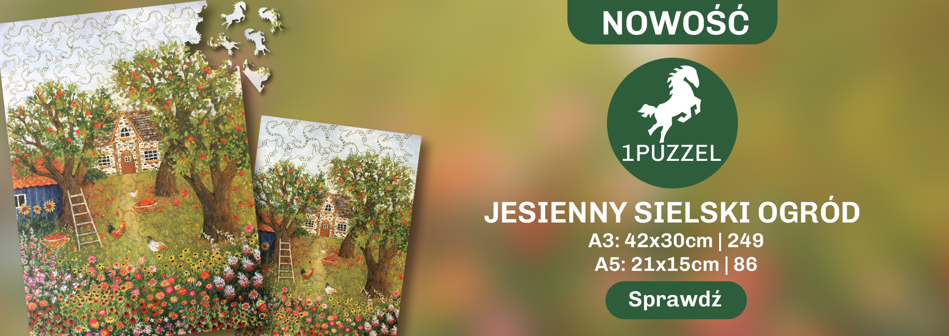 Jesienny sielski ogrod